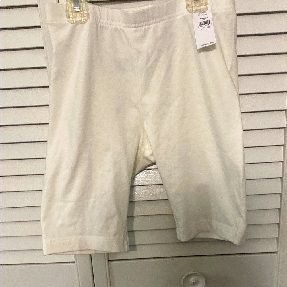 Old Navy White bike shorts